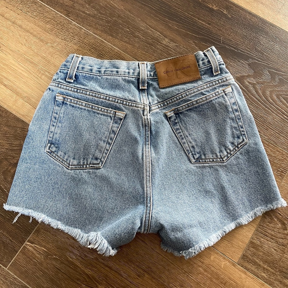 90s Calvin Klein Highwaisted Denim Shorts